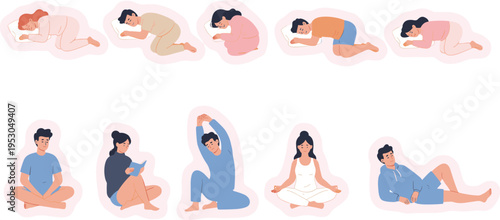 Cyber security and digital crime set featuring hacker on laptop phishing scams data protection and credit card fraud vector.