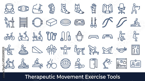 Exploring various therapeutic movement exercise tools and equipment