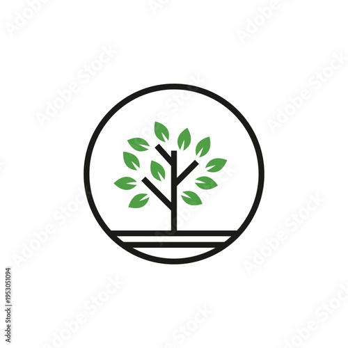 tree logo design template vector illustration