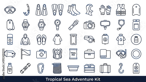 Tropical Sea Adventure Kit: Essential Gear for Ocean Exploration and Water Sports