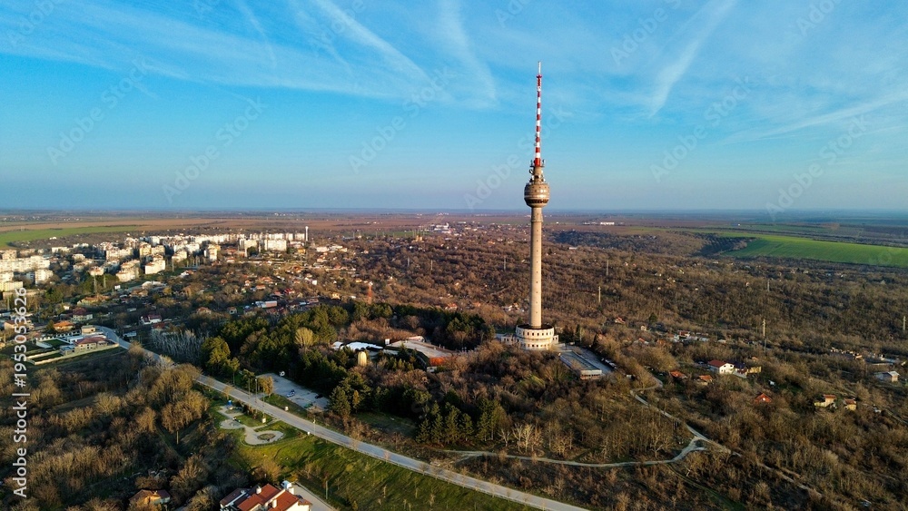 Obraz premium TV Tower Rousse Bulgaria Ruse
