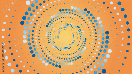 Fondo abstracto con espiral en color para diseño grafico.