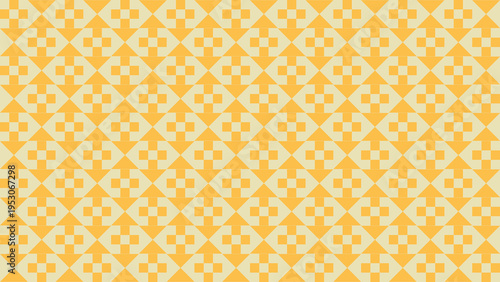 Seamless Yellow Geometric Pattern Background