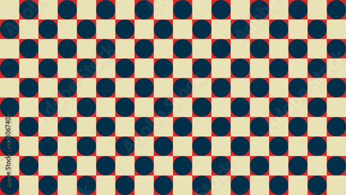 Checkered Pattern with Rounded Squares