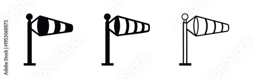 Windsock for Wind Speed and Direction Icons