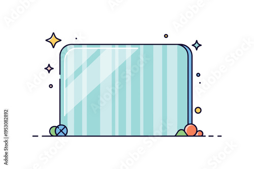 Reeded glass effect shown on a decorative panel with vertical ridges and soft reflections, conveying elegance, diffused light, and architectural style.