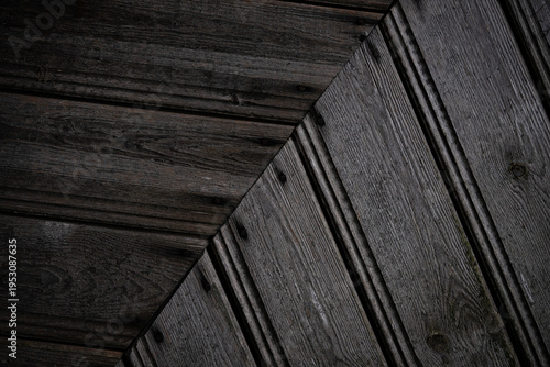 old wooden wall