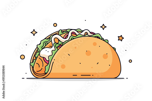 Crispy fish taco close up highlighting crunchy texture with layered cabbage and creamy drizzle, expressing satisfying bite and fresh ingredients. A tight and