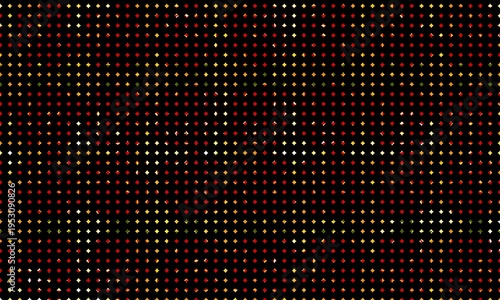 Abstract artwork featuring a textured background with an intricate lattice pattern.