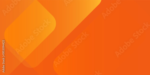 Abstract orange and yellow gradient with geometric shapes background.