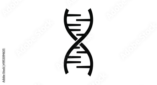 DNA double helix structure, genetic code, molecular biology, biotechnology concept, scientific illustration