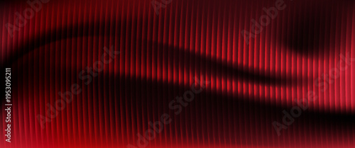 Vector red metal roof siding. Warehouse metal wall texture. Sea cargo container wall, top view. Iron waves panel, front side. Industrial construction zinc materials pattern. Corrugated board fence