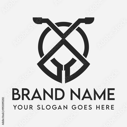 Ant Logo Symbol of Teamwork and Perseverance