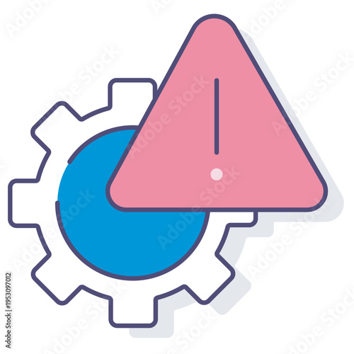 Inefficiency Icon, Low Productivity Concept Illustration, Workflow Bottleneck Icon Design, Poor Performance Graphic, Resource Wastage Symbol, vector