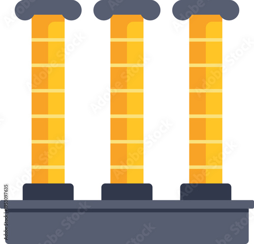 Cat scratching post offering a place for feline play and claw sharpening