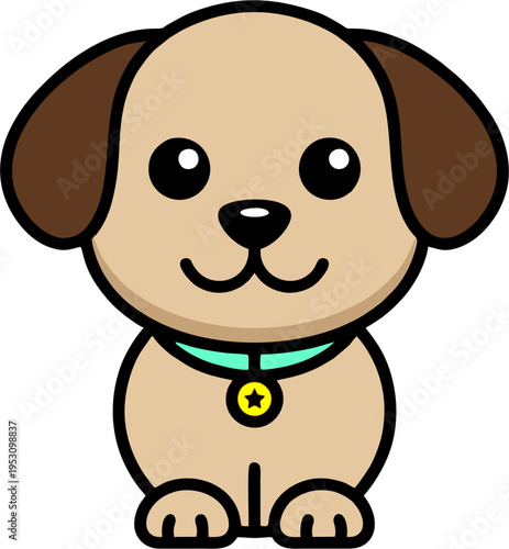 brown dog mascot