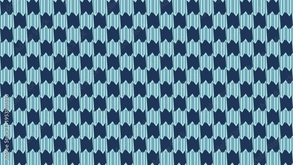 Fototapeta premium Arrowhead Pattern Japanese Yagasuri Design vector background