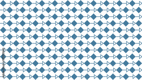 Blue Diamond and Triangle Pattern Background vector background