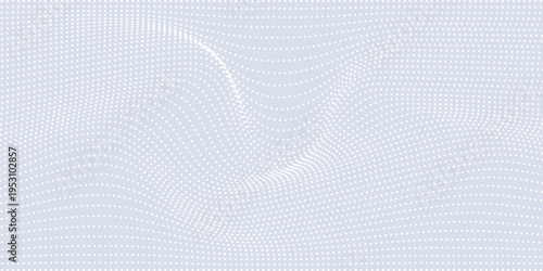 Halftone dotted background. Abstract halftone pattern with distorted dots. Pop art style texture for posters, websites, business cards, covers, and medicine. Round circle vector mosaic background.