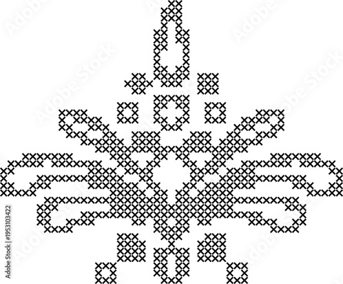 Embroidery Stitch Cross