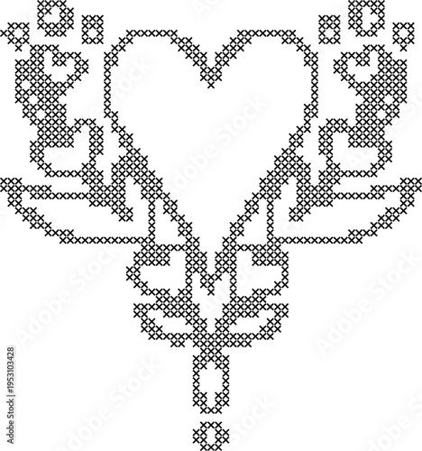 Embroidery Stitch Cross