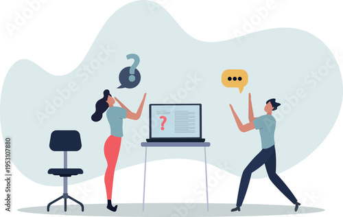 Job interview questions and candidate experience check .Human resources work process with CV evaluation, skill and qualification expertise using conversation .person's life situation and his activitie