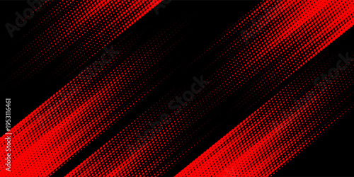 Halftone dots red and blue color pattern gradient grunge texture background. Dot pop art comic sport style vector illustration. modern background