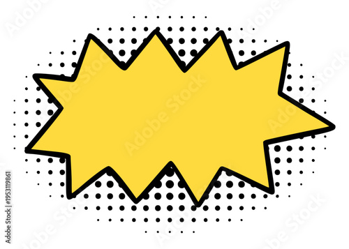 Comic speech bubble doodle. Explosion and exclamation cartoon element, pop art outline frames and manga speech balloon in sketch style. Hand drawn  illustration isolated on transparent background