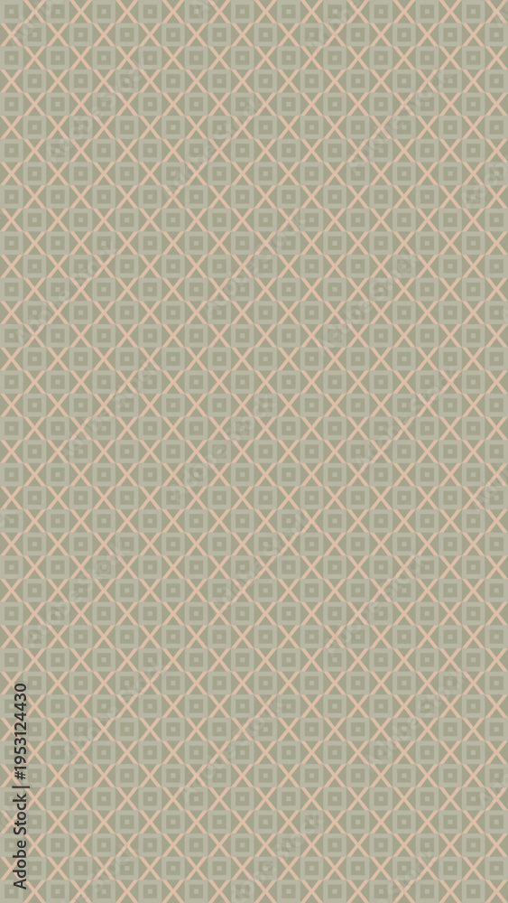 Fototapeta premium Subtle Geometric Pattern with Light Green and Pink vector background