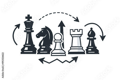 Background modern no icon vector generation flat simple minimal arrows pieces image