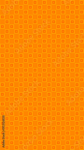 Orange Geometric Square Pattern Background vector background