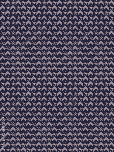 Repeating Arrow Pattern Texture in Dark Blue and Beige vector background