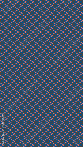 Geometric Zigzag Pattern On Dark Blue Background vector background