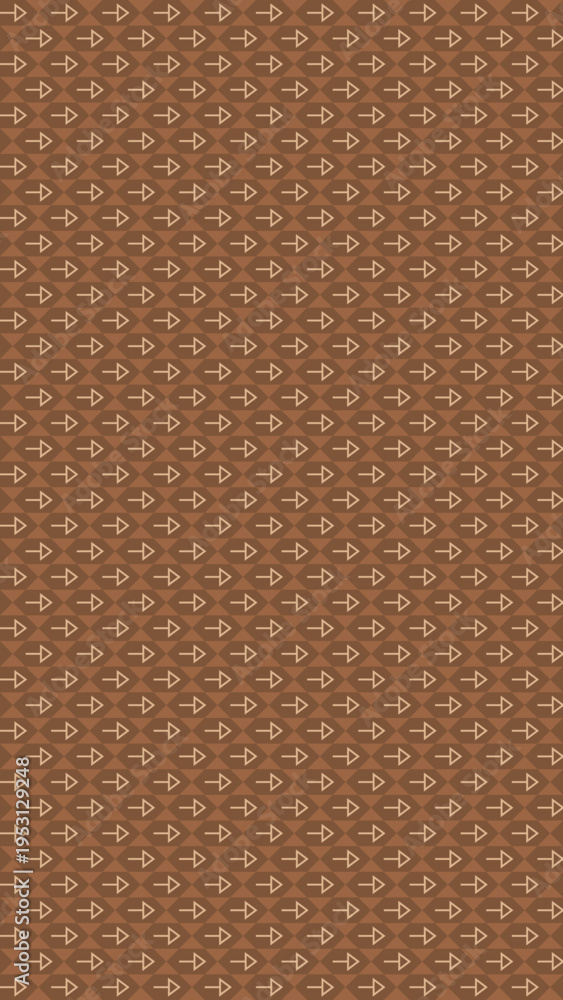 Fototapeta premium Subtle Brown Geometric Pattern Background vector background