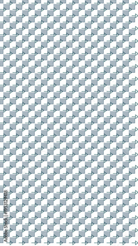Seamless Isometric Cube Pattern Background vector background