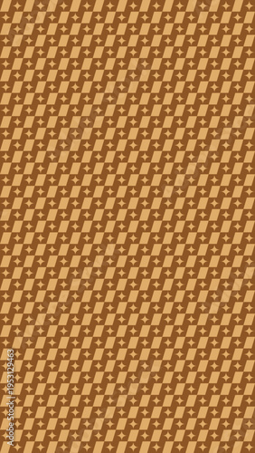 Abstract Geometric Pattern in Brown and Tan vector background