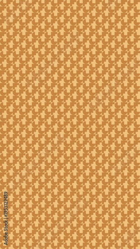 Houndstooth Pattern in Gold and Light Brown vector background