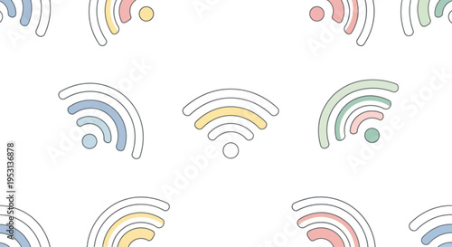 Wifi Signal Icon Symbols.