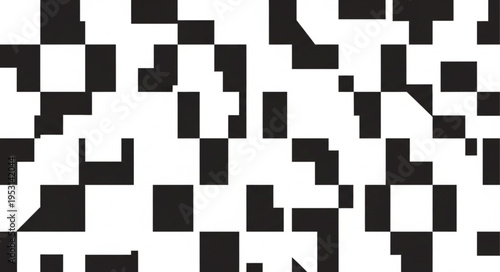 Black and white QR code.