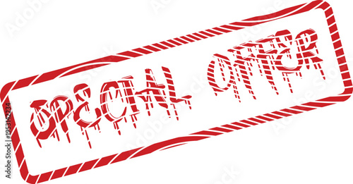Compelling Special Offer red stamp for exciting promotions and valuable limited time deals