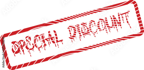 Exclusive Special Discount red stamp for limited time price reductions and attractive consumer deals