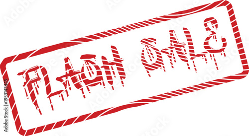 Limited time Flash Sale distressed red stamp for urgent online retail promotions