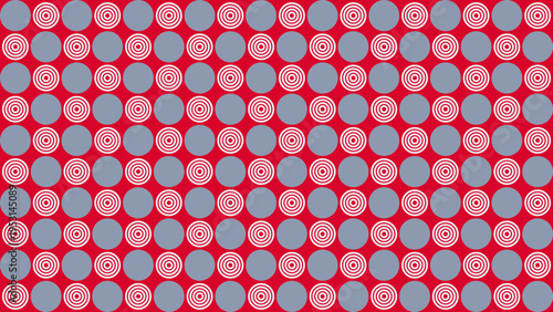 Polka Dot Pattern Background with Alternating Colors