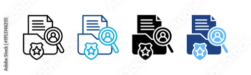 Investigation multiple icon