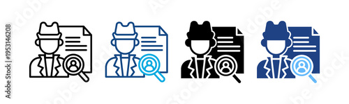 Detective Work multiple icon