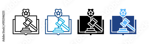 Criminal Law multiple icon