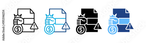 Fraud Case multiple icon