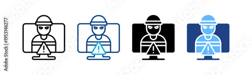 Crime Alert multiple icon