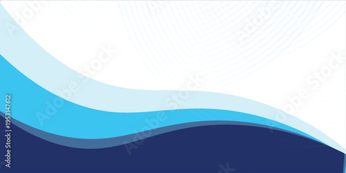 Background vector illustration of blue ocean wave layers