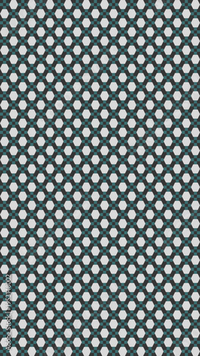 Geometric Pattern with Intersecting Lines and Dots vector background